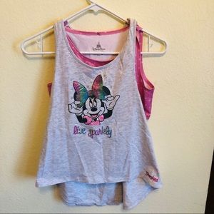 Disney Minnie with Sports Bra attaches Size XL